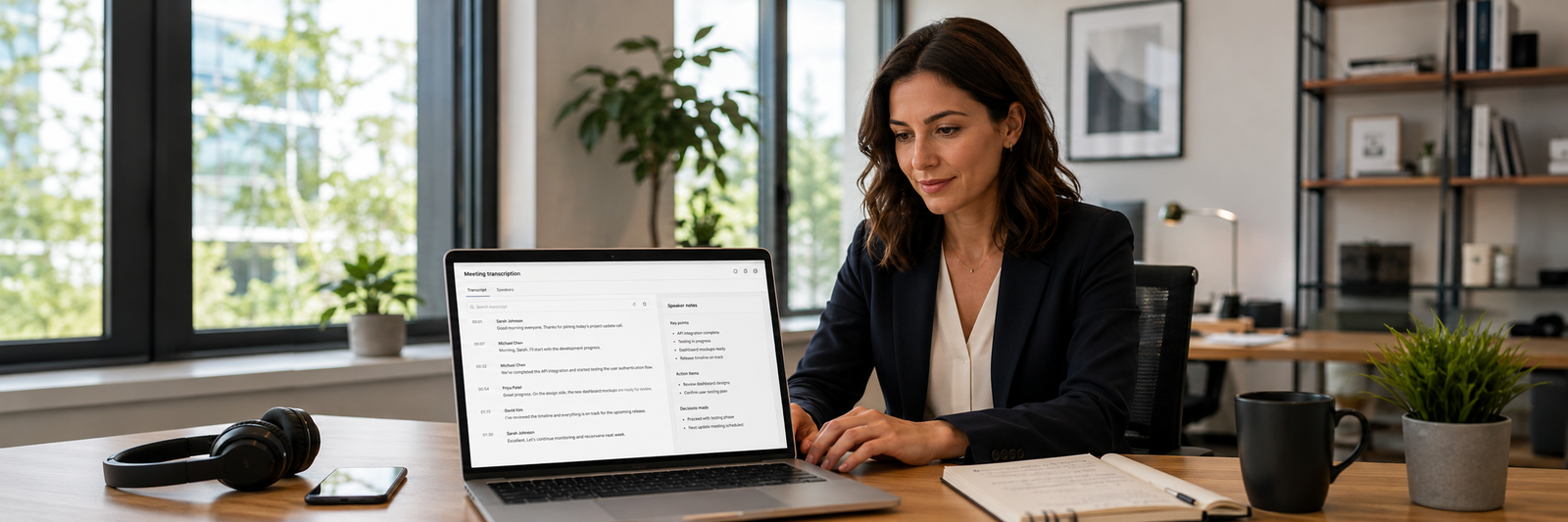 AI-assisted minute taking training for administrators and teams
